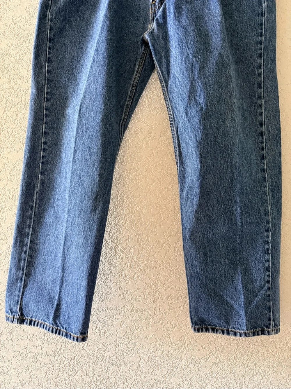 LEVIS Men’s 505 Denim Straight Jeans 100% Cotton Size 42X30